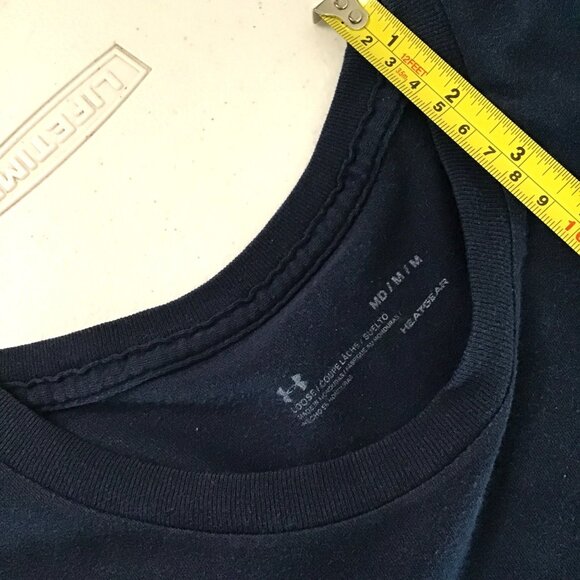 Under Armour Mens Black & Red Graphic T-Shirt Medium Cotton Size M - Picture 3 of 6